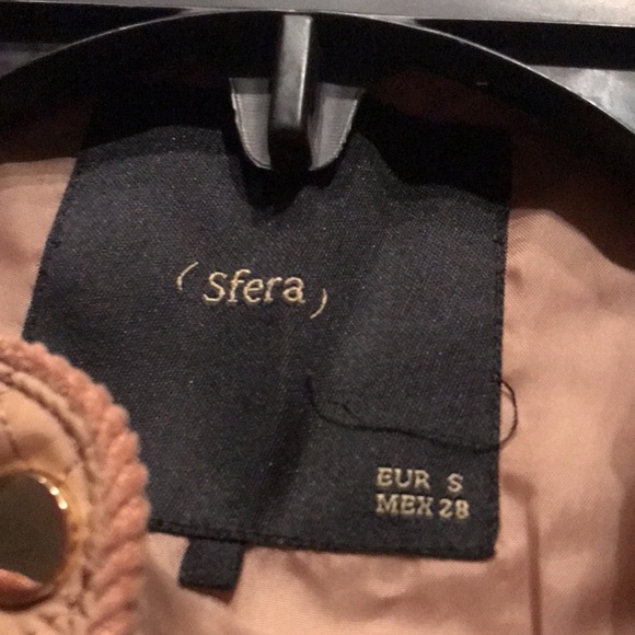 Sfera tan color unique quilted vest - Picture 5 of 5